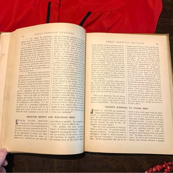 1900 Antique Hardcover Book with Red and Black Cover Art - Picture 9 of 10